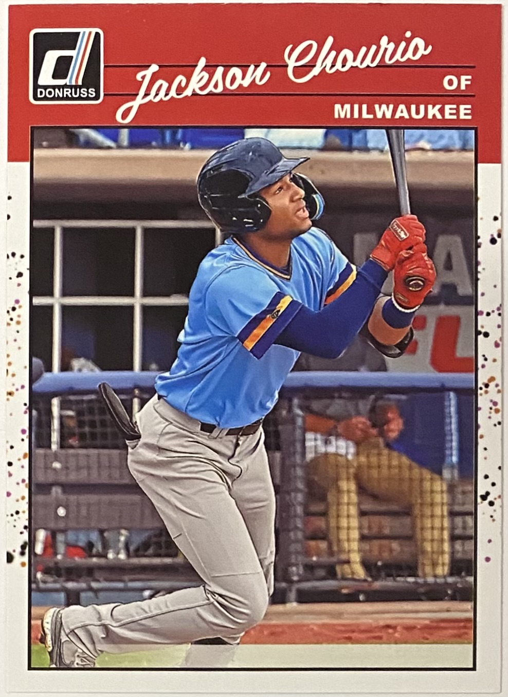 Jackson Chourio 2023 Panini Donruss Baseball Milwaukee Brewers