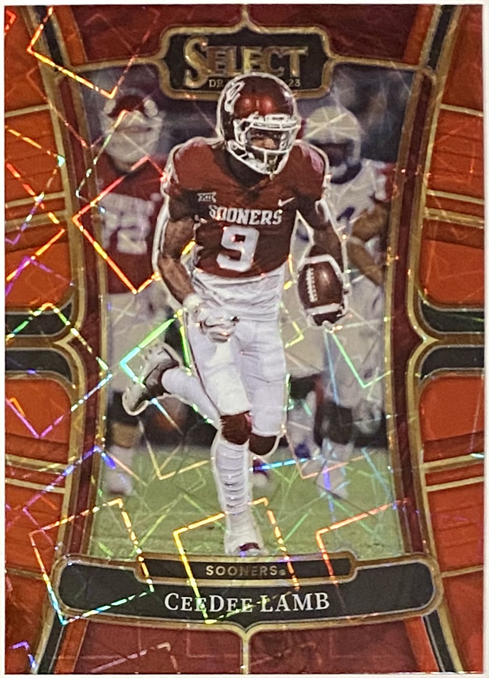 CeeDee Lamb 2023 Panini Select Draft Picks Football Oklahoma Sooners  Concourse Red Lazer Prizm Card – KBK Sports