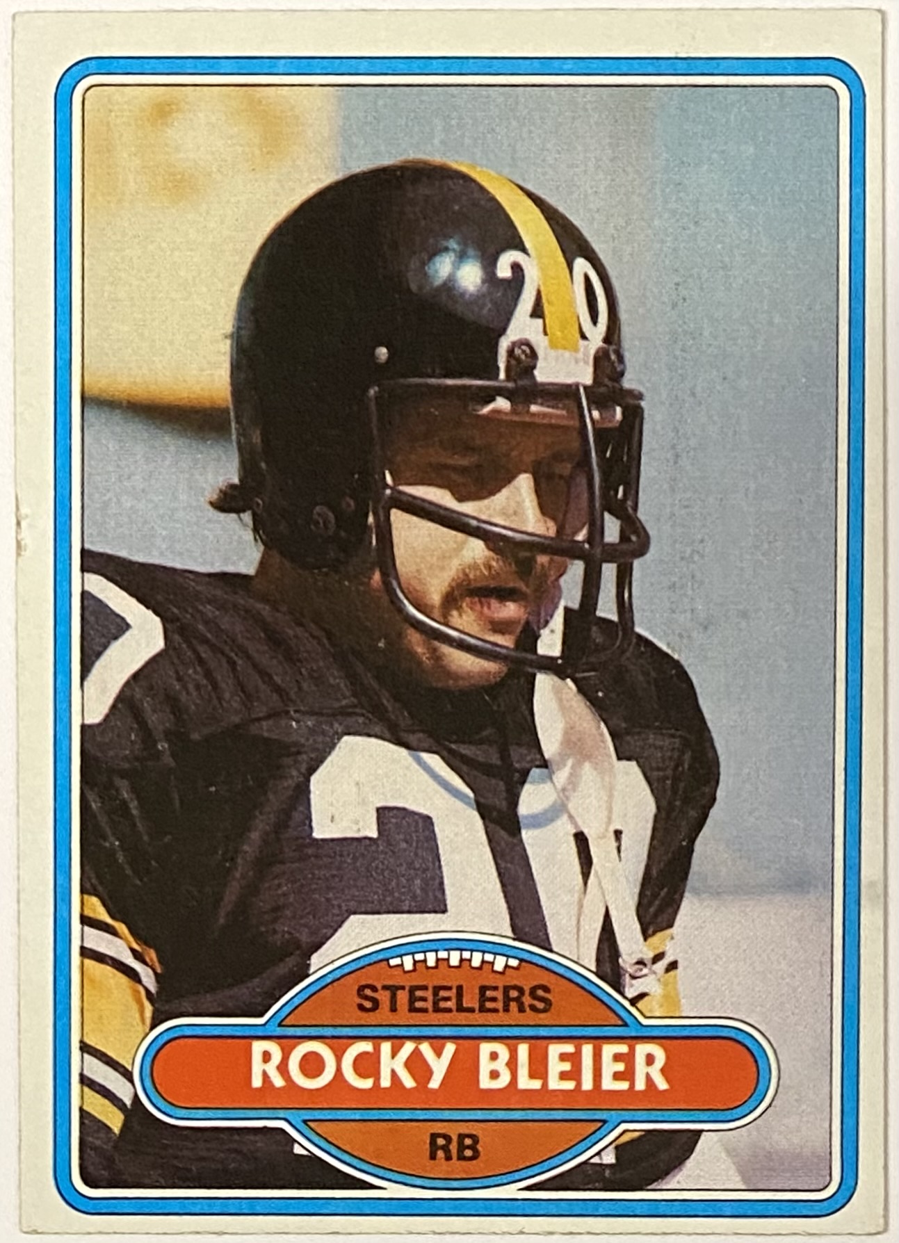 Rocky Bleier 1980 Topps Pittsburgh Steelers Football Card – KBK Sports