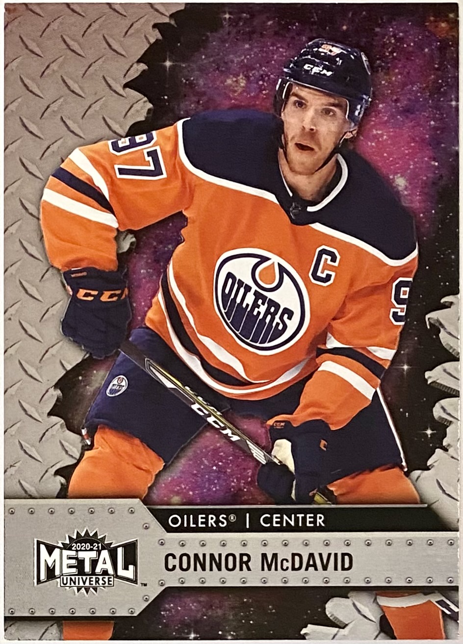 Connor McDavid 2021-22 Skybox Edmonton Oilers Hockey Metal Universe ...