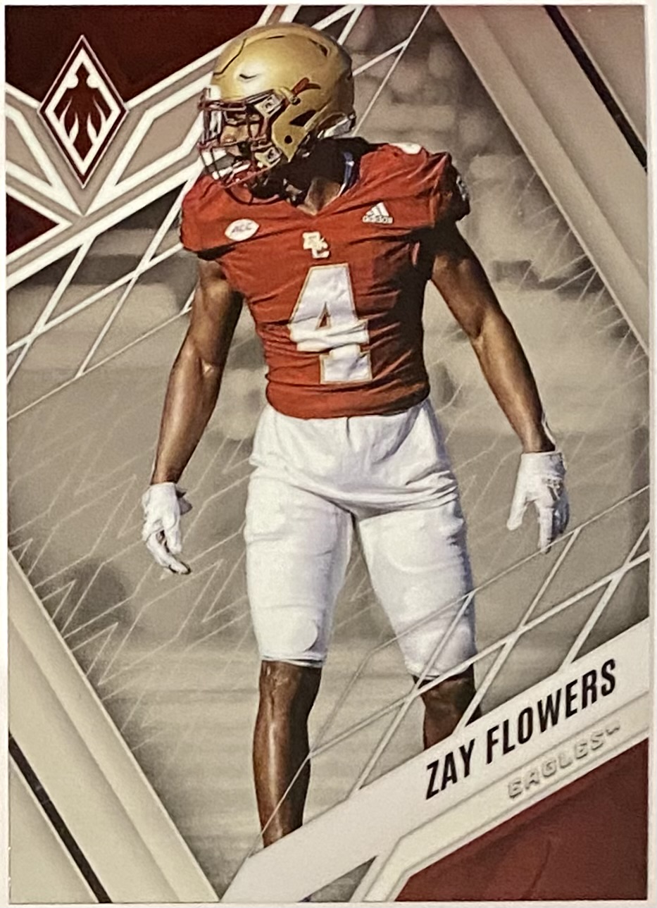 Zay Flowers Panini Chronicles Phoenix Draft Picks Football Boston College Eagles Rookie