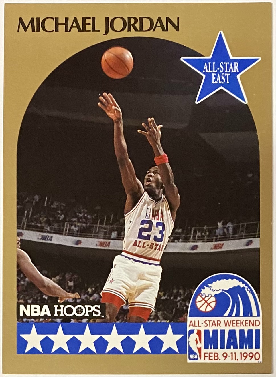 Michael Jordan 1990-91 NBA Hoops Chicago Bulls Basketball All-Star 