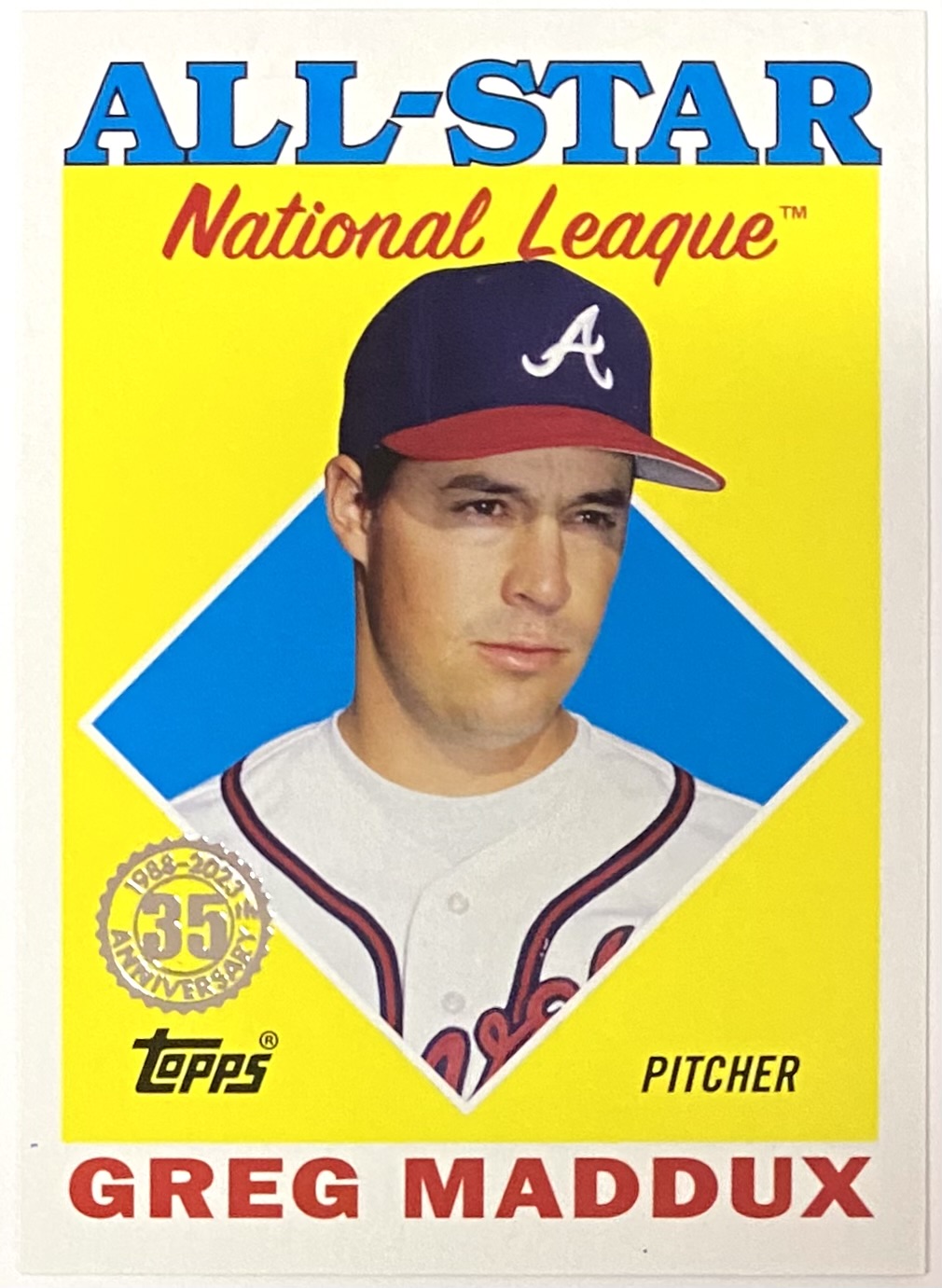 Greg Maddux 2023 Topps Atlanta Braves Baseball National League All-Star  Retro Card (HOF) – KBK Sports