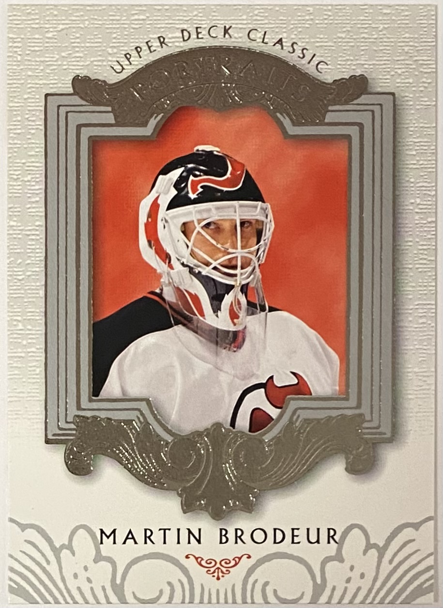 Autograph Auto Martin Brodeur 2002-03 upper deck classic outlet portraits bust Devils