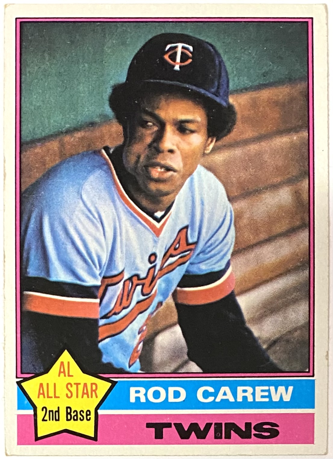 Rod Carew 1976 Topps Minnesota Twins Baseball Card (HOF) – KBK Sports