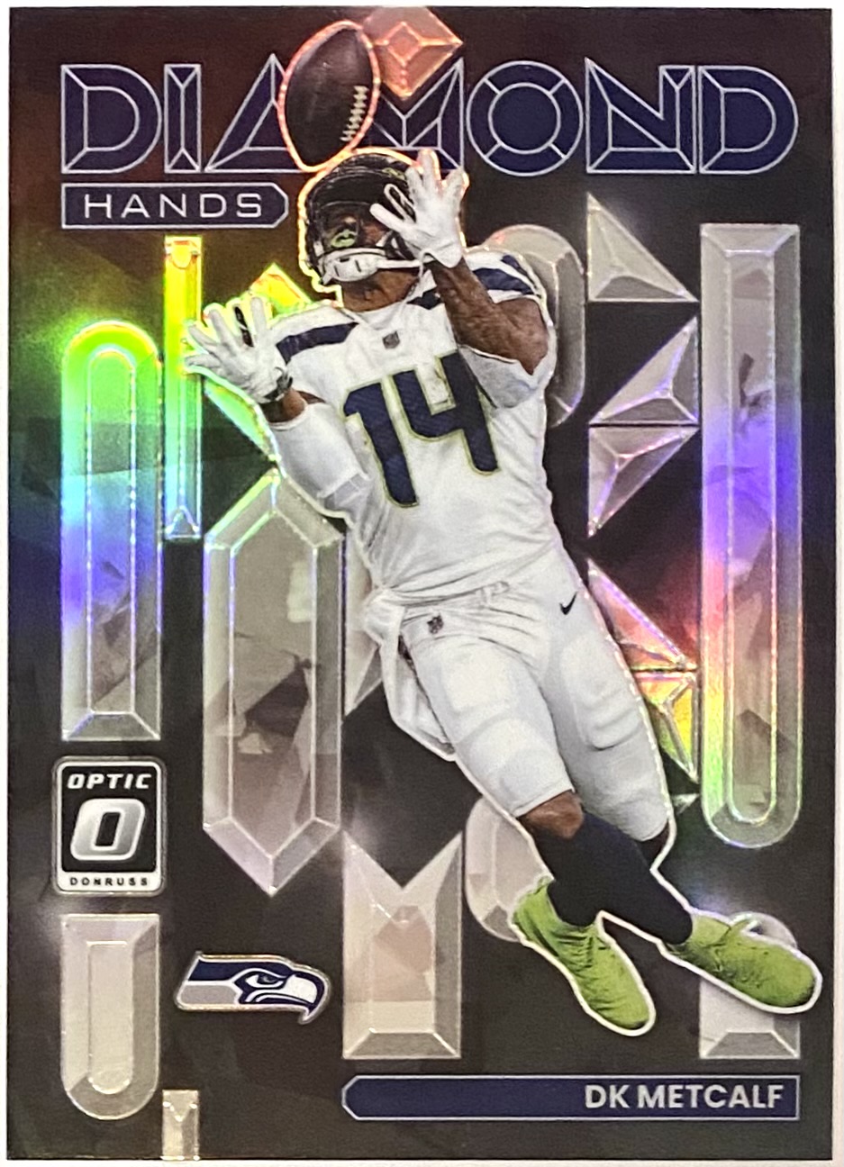 DK Metcalf 2022 Panini Donruss Optic Football Seattle Seahawks Diamond ...