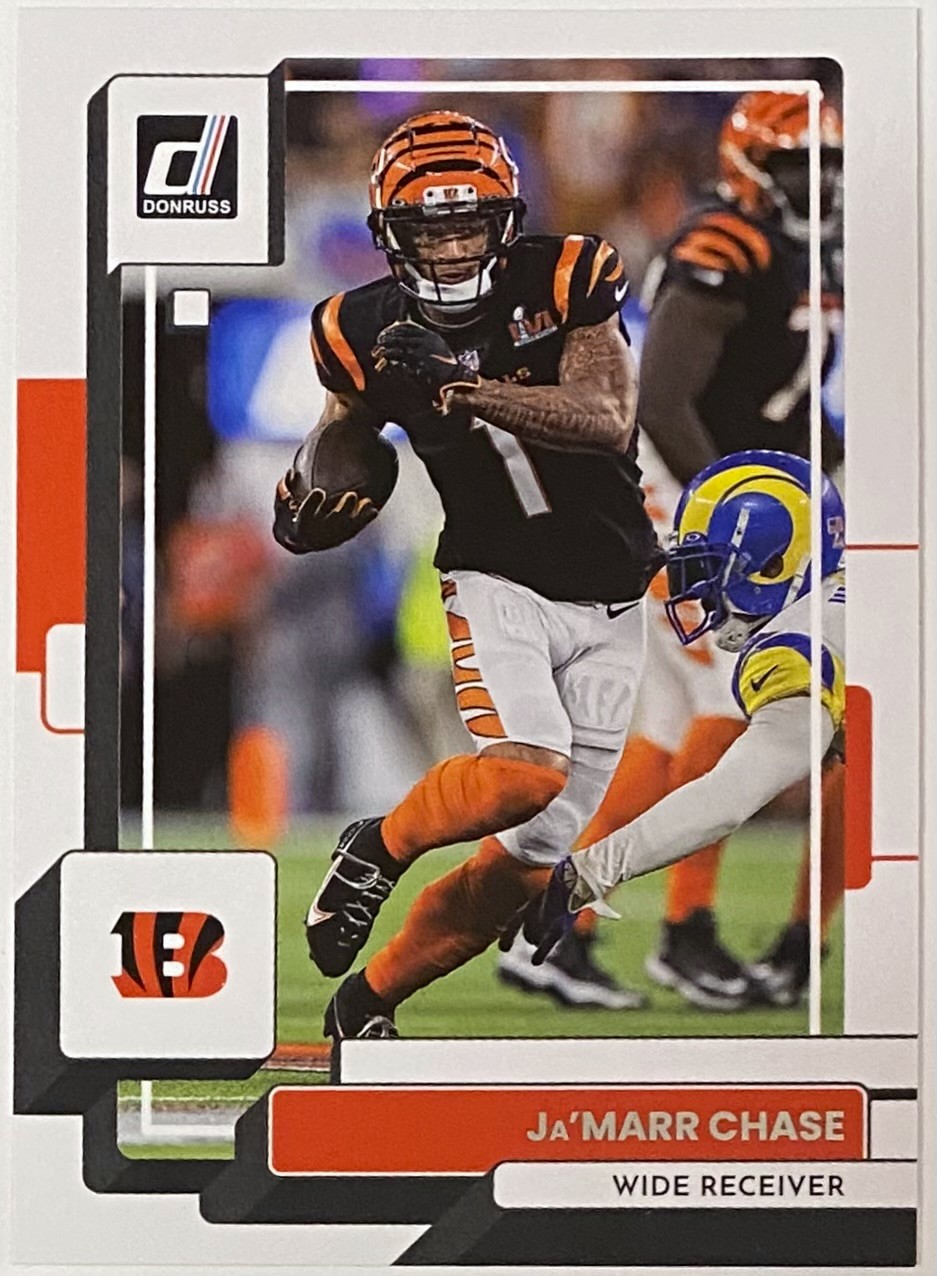 Jamarr Chase Panini Playbook Football Cincinnati Bengals Rookie Card Kbk Sports