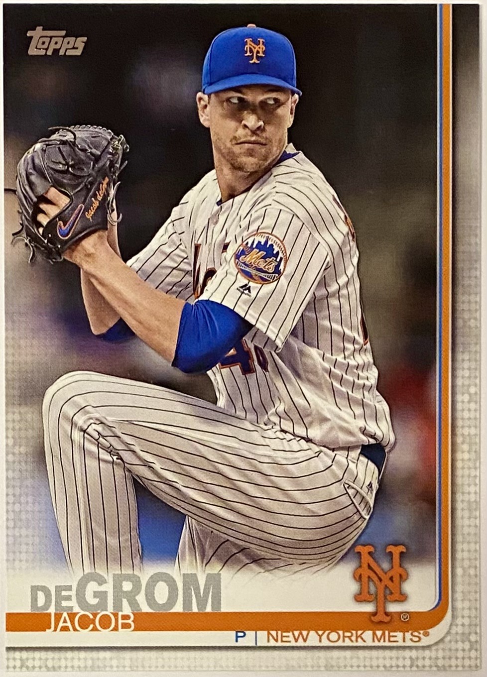 Jacob DeGrom 2019 Topps New York Mets Baseball Card – KBK Sports