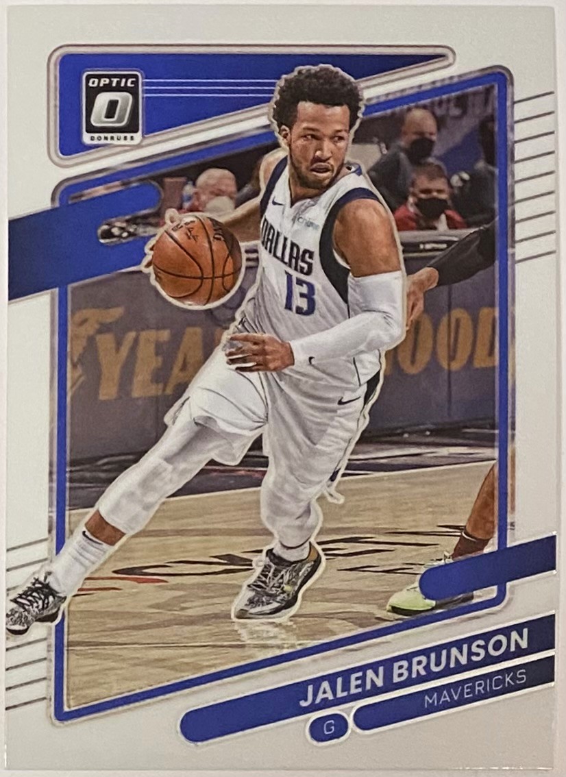 Jalen Brunson 2021-22 Panini Donruss Optic Basketball Dallas Mavericks ...