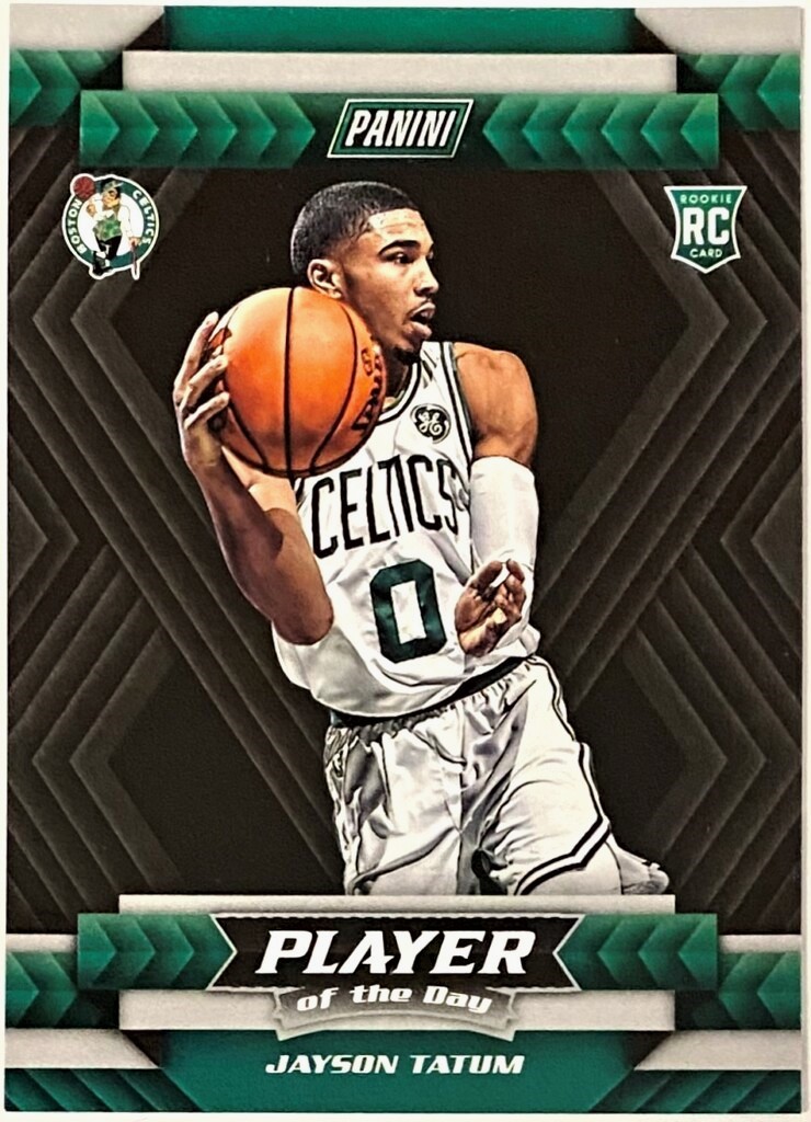 Jayson Tatum 2017-18 Panini Player of the Day Basketball Boston Celtics ...