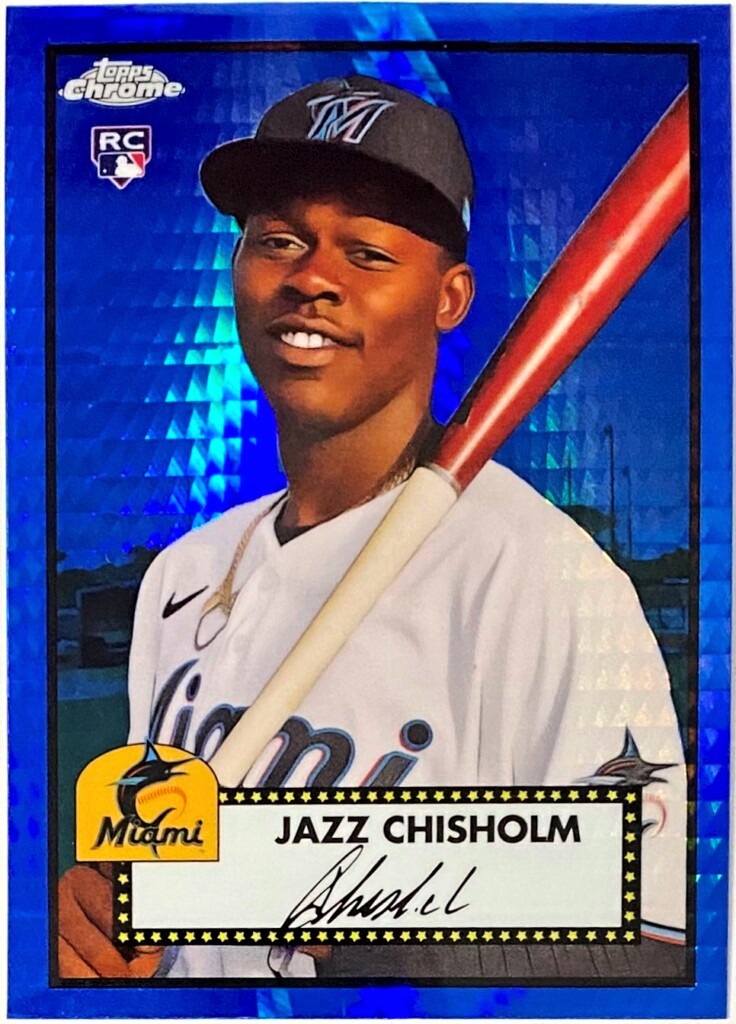 2021 factory Topps Chrome Platinum Anniversary #7 Jazz Chisholm RC SGC 10 Gem Mint