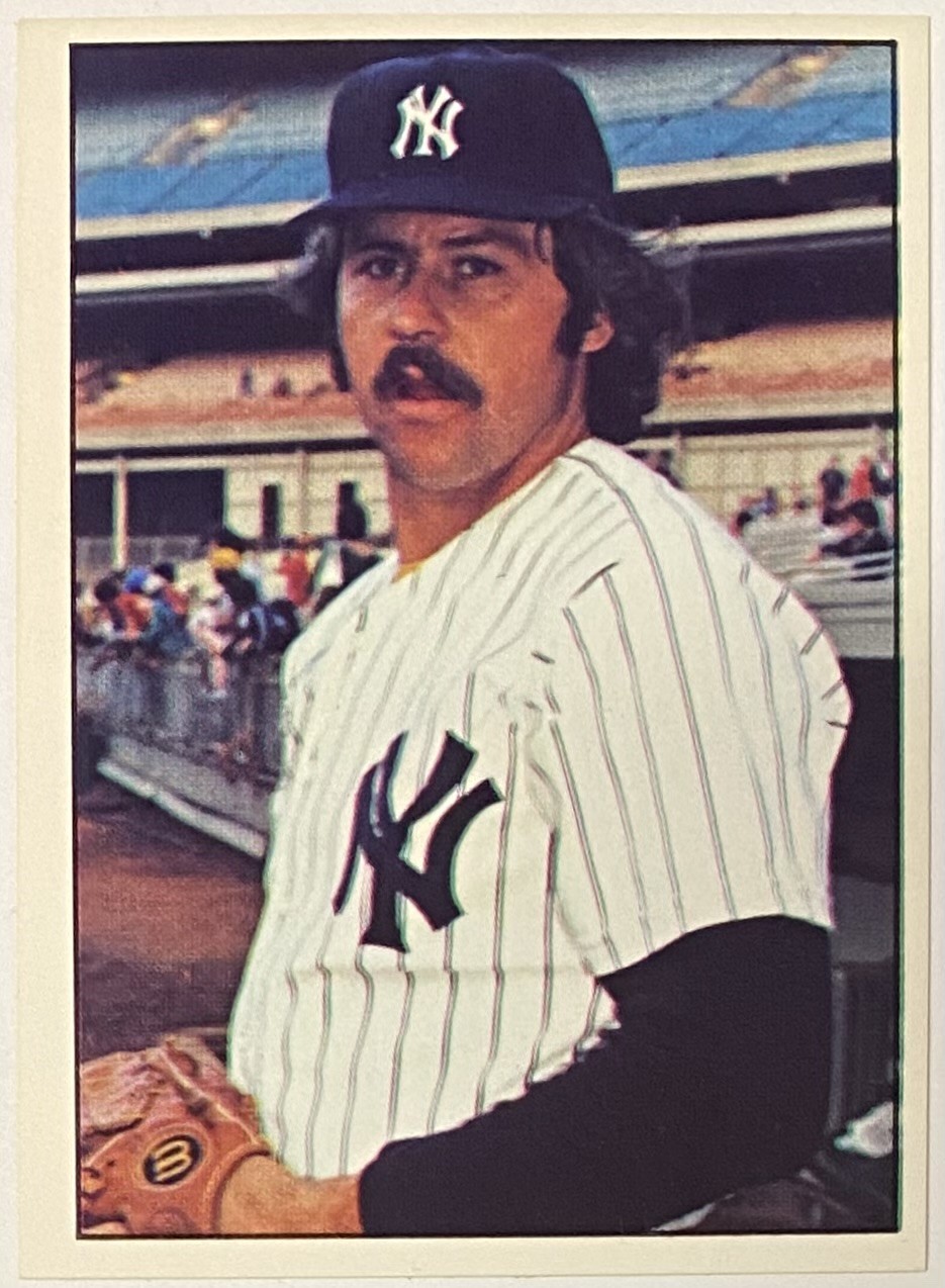 James Catfish Hunter Sspc New York Yankees Baseball Card Kbk