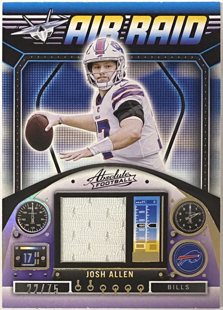 Josh Allen Panini Absolute Football Buffalo Bills Air Raid