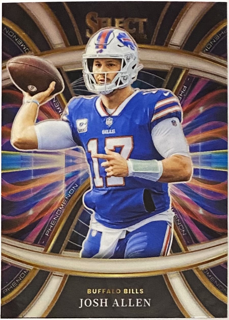 Josh Allen 2022 Panini Select Football Buffalo Bills Phenomenon Card ...