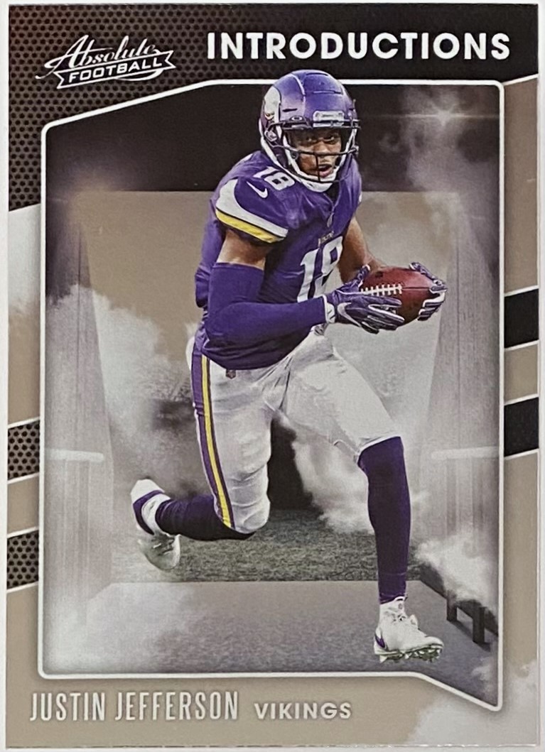 Justin Jefferson 2020 Panini Absolute Football Minnesota Vikings ...