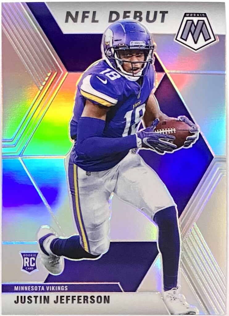 : 2021 Donruss #127 Justin Jefferson Minnesota Vikings NFL  Football Card NM-MT : Collectibles & Fine Art