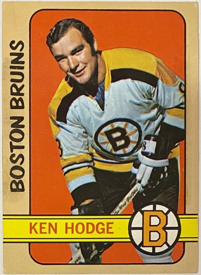 Ken Hodge Sr. 1972-73 Topps Boston Bruins Hockey Card - KBK Sports