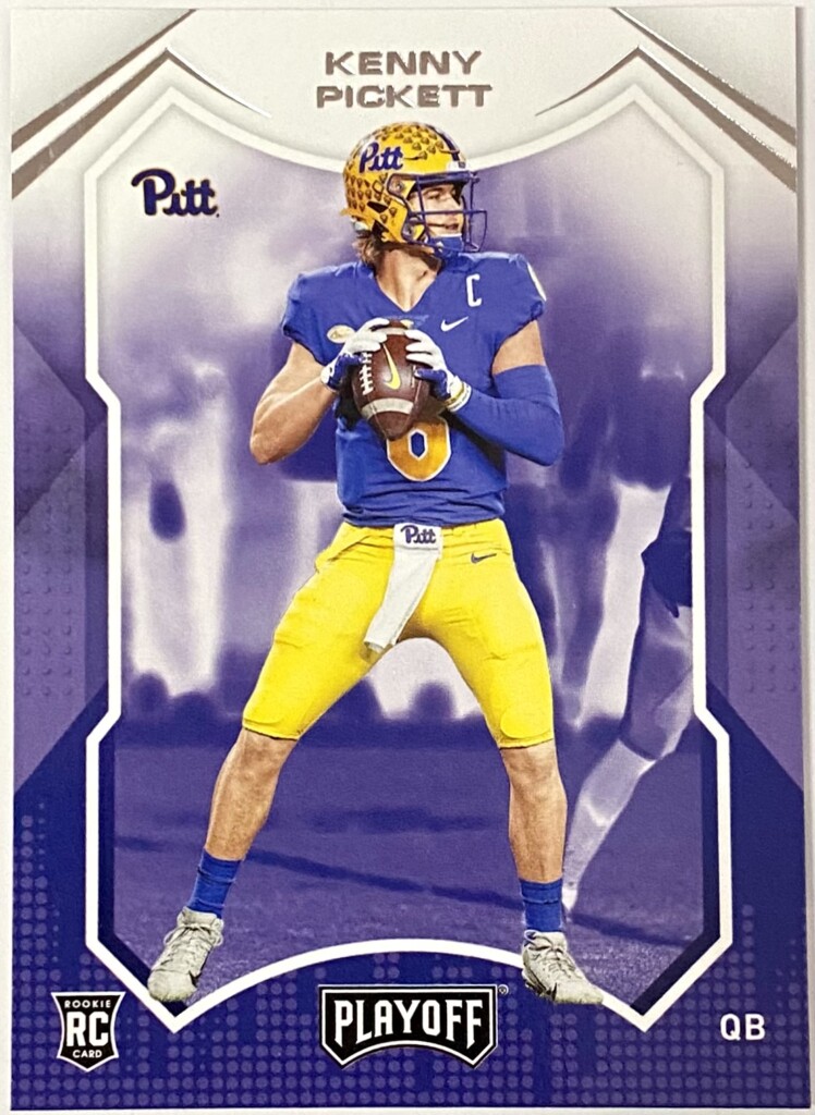 Kenny Pickett Panini Chronicles Playoff Draft Picks Pittsburgh Panthers Football Rookie