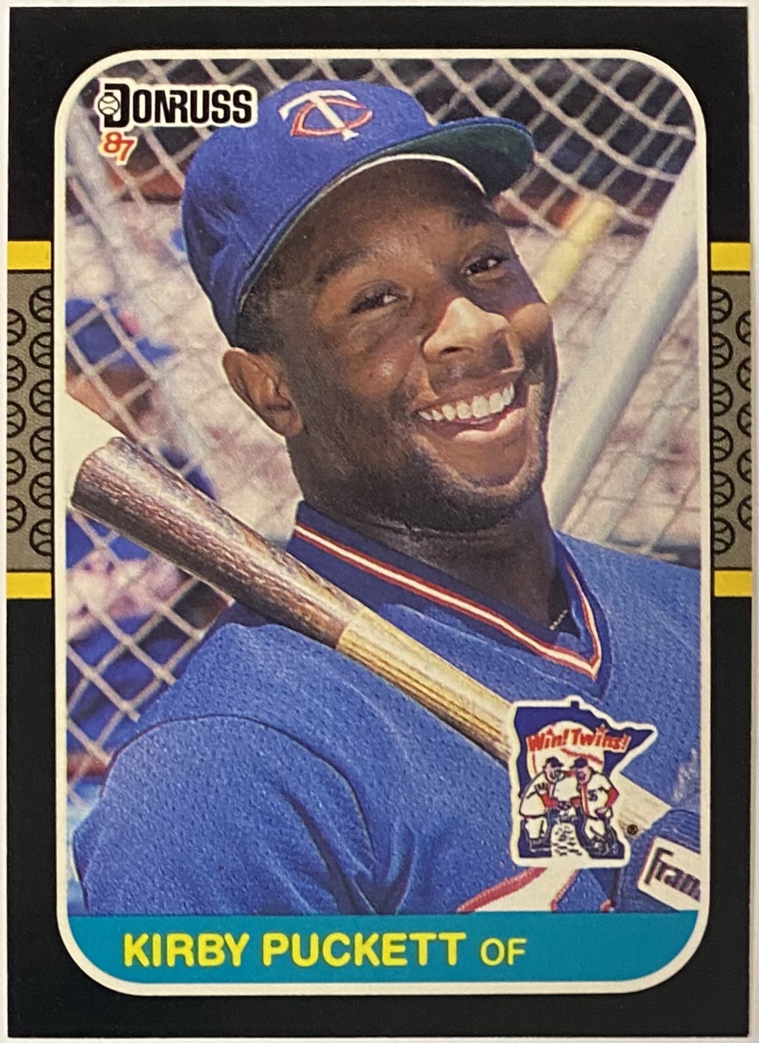 Kirby Puckett 1987 Donruss Minnesota Twins Baseball Card - KBK Sports