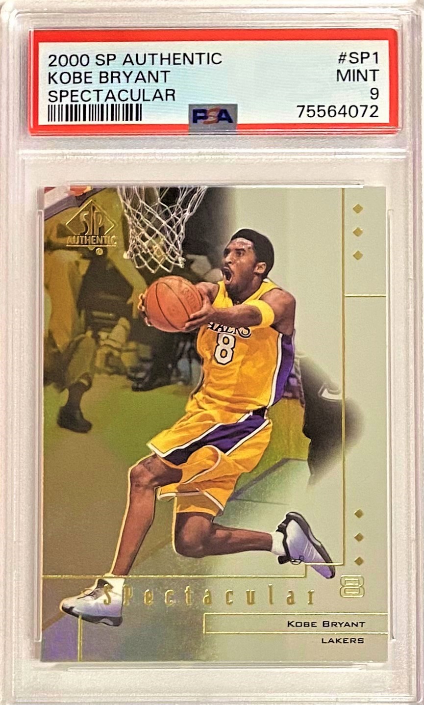 2000-21 UD store Pros & Prospects #37 Kobe Bryant Graded 9 MT