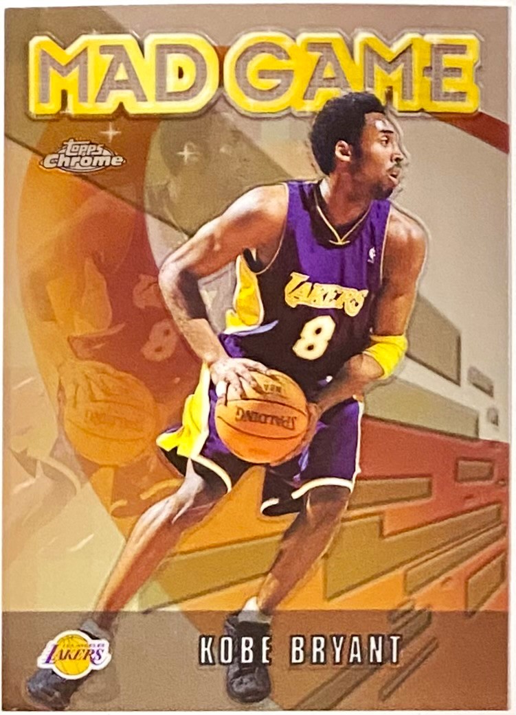 Kobe Bryant 2001 02 Topps Chrome Los Angeles Lakers Basketball Mad Game Card KBK Sports