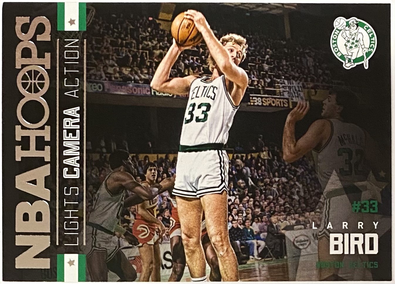 Larry Bird 2015-16 Panini NBA Hoops Basketball Boston Celtics Lights ...