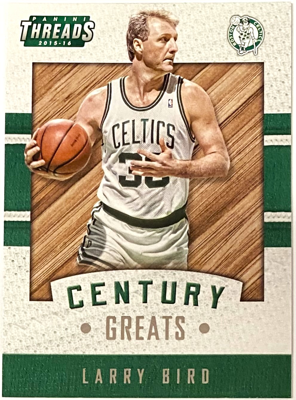 Larry Bird 2015-16 Panini Threads Basketball Boston Celtics Century ...