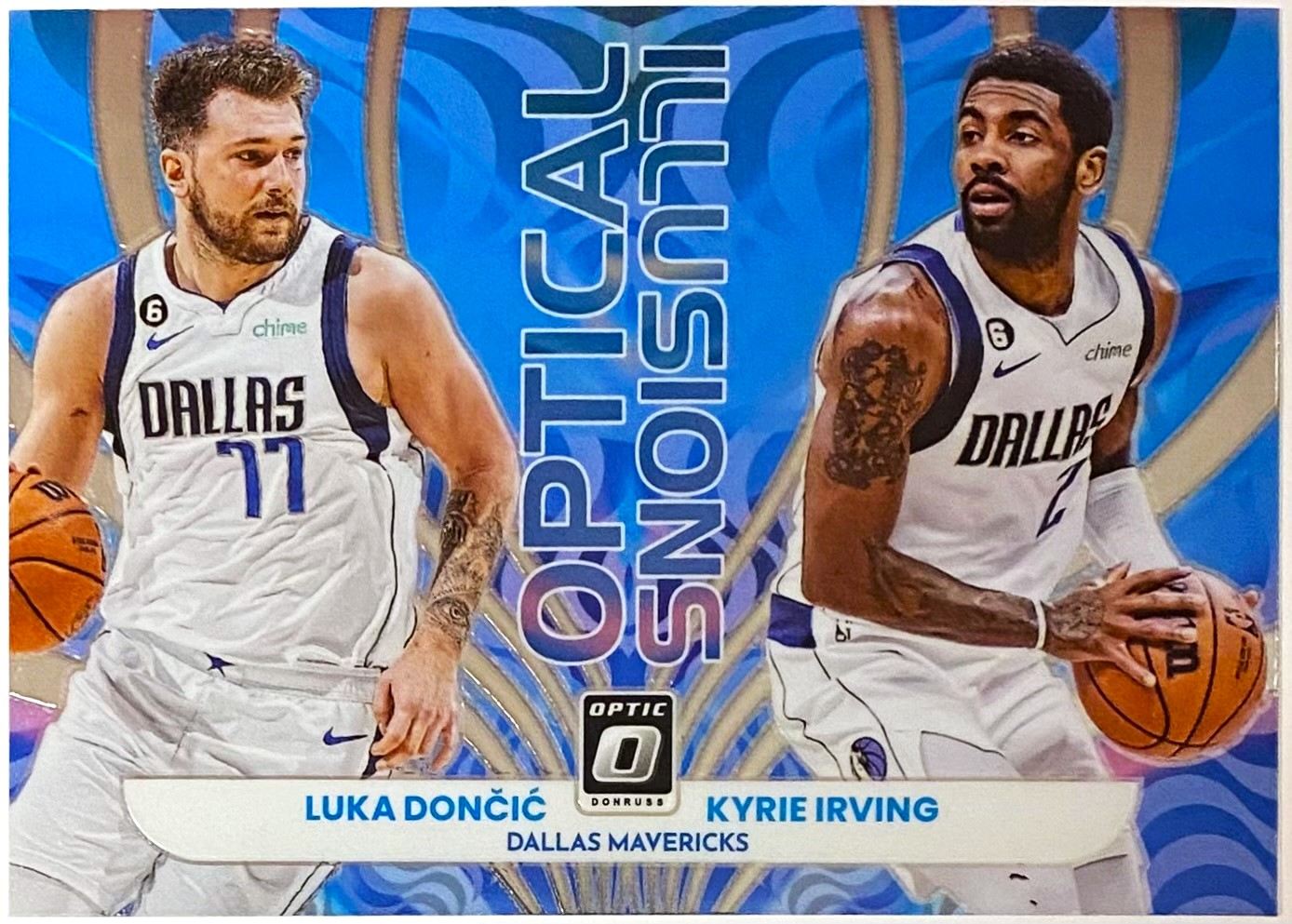 Luka Doncic Kyrie Irving Panini Donruss Optic Basketball Dallas Mavericks Optical