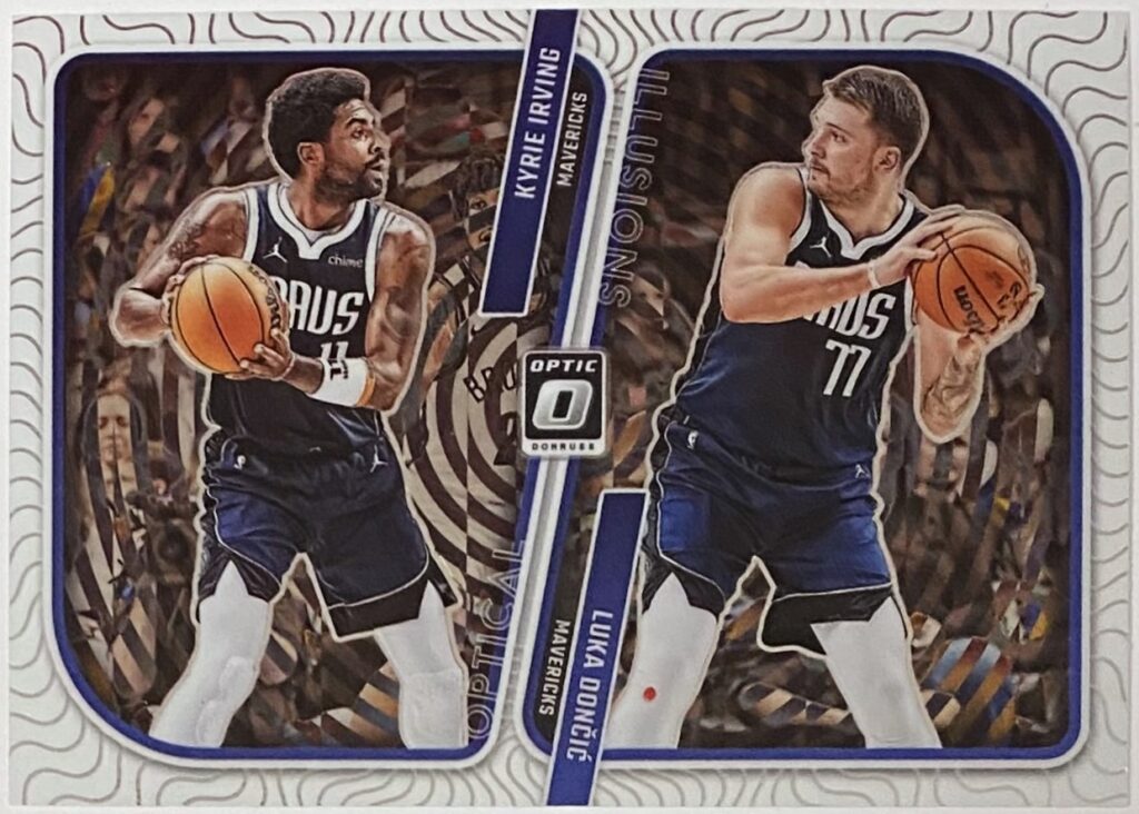 Luka Doncic Kyrie Irving Panini Donruss Optic Basketball