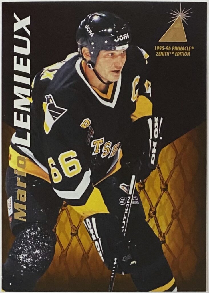 Mario Lemieux 1995-96 Pinnacle Zenith Pittsburgh Penguins Hockey Card ...