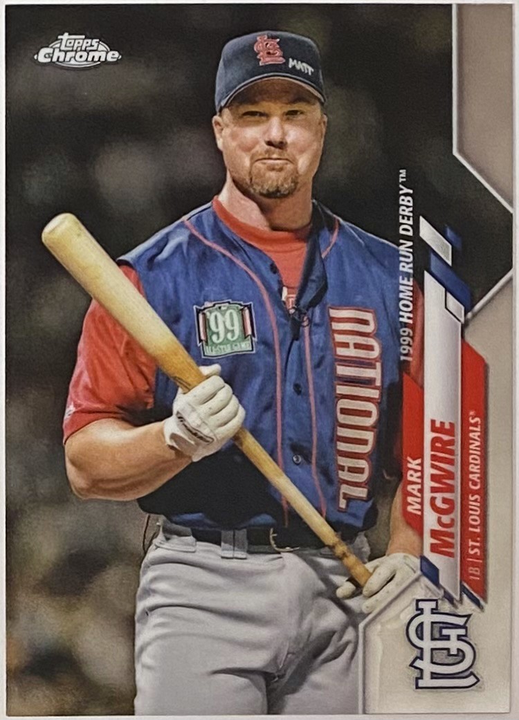 Mark McGwire 2020 Topps Chrome St. Louis Cardinals Baseball Home Run