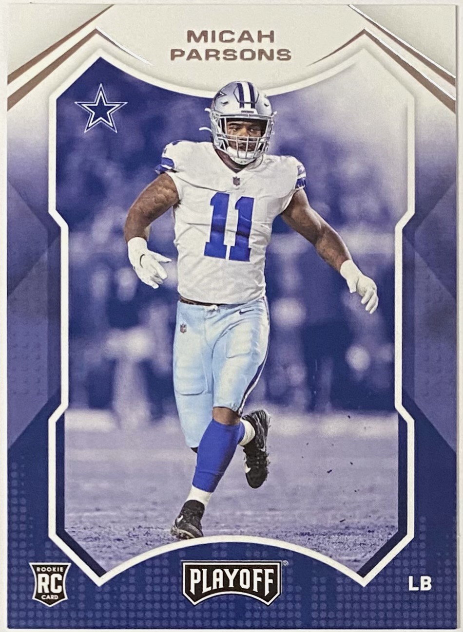 Micah Parsons 2021 Panini Playoff Football Dallas Cowboys Rookie Card ...