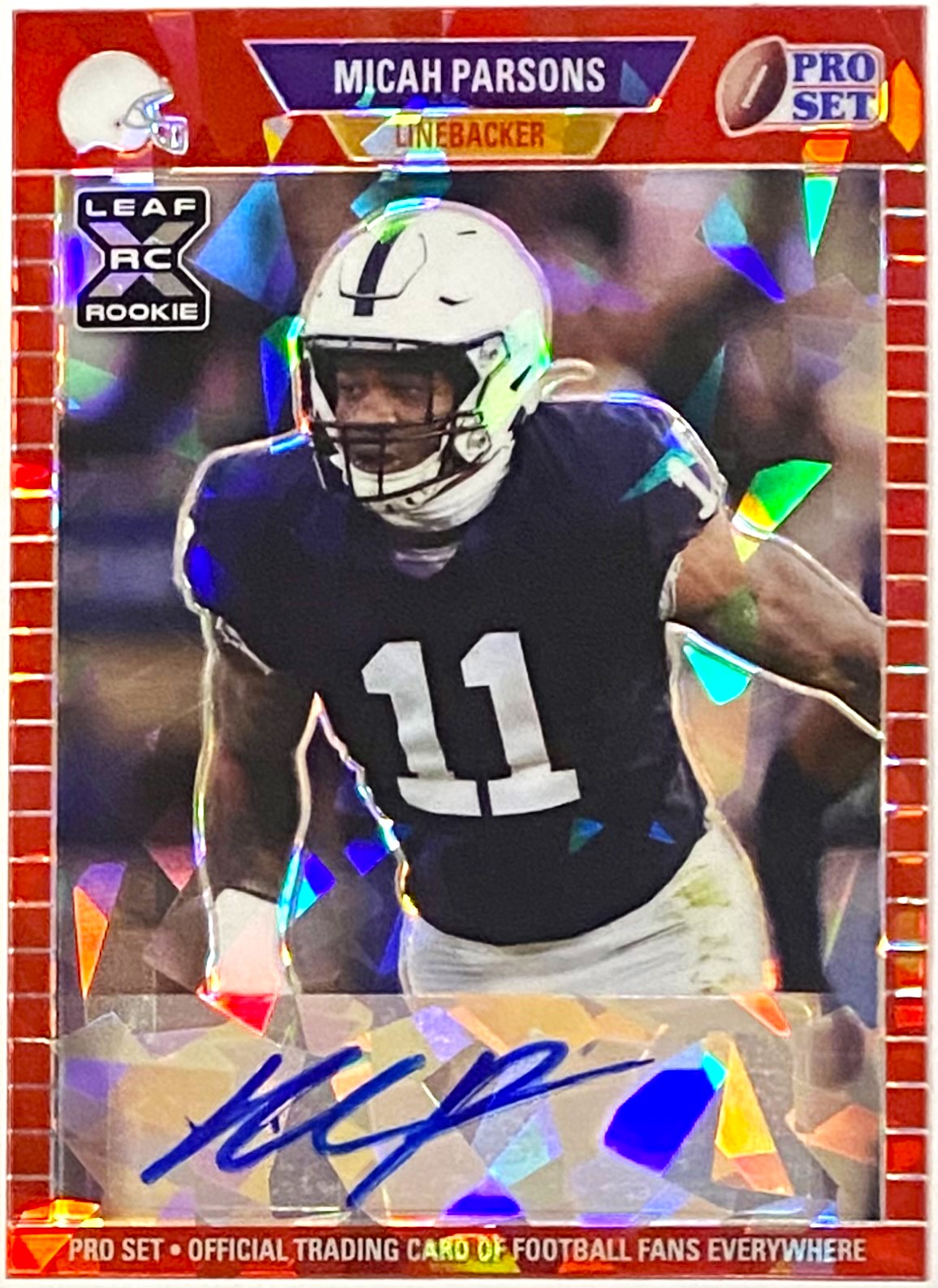 Micah Parsons Autographed Trading Cards, Signed Micah Parsons