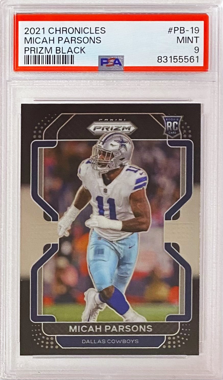 Micah Parsons 2021 Panini Chronicles Prizm Football Dallas Cowboys ...