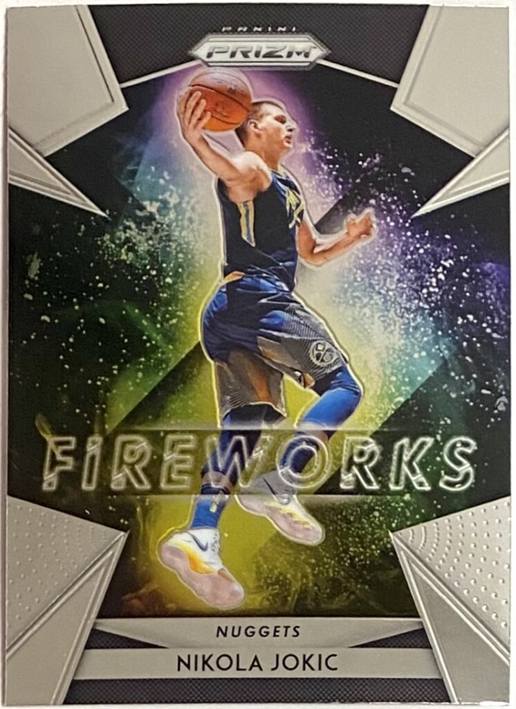 Nikola Jokic 2018-19 Panini Prizm Basketball Denver Nuggets Fireworks ...