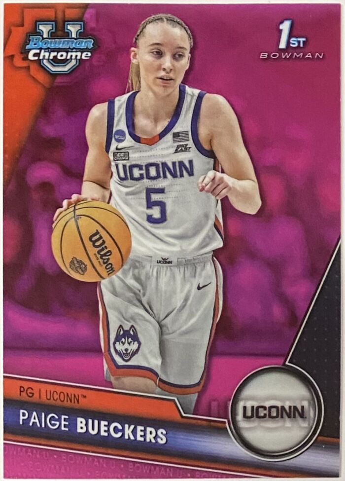 Paige Bueckers 2024 Bowman University Chrome UConn Huskies Basketball ...