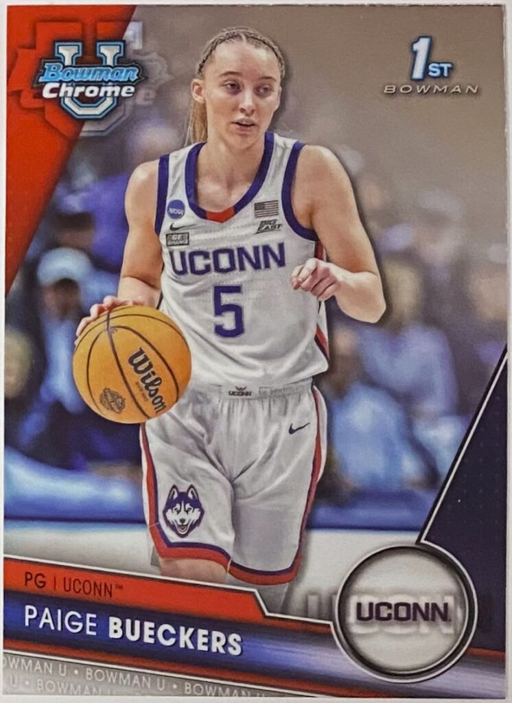 Paige Bueckers 2024 Bowman University Chrome UConn Huskies Basketball ...