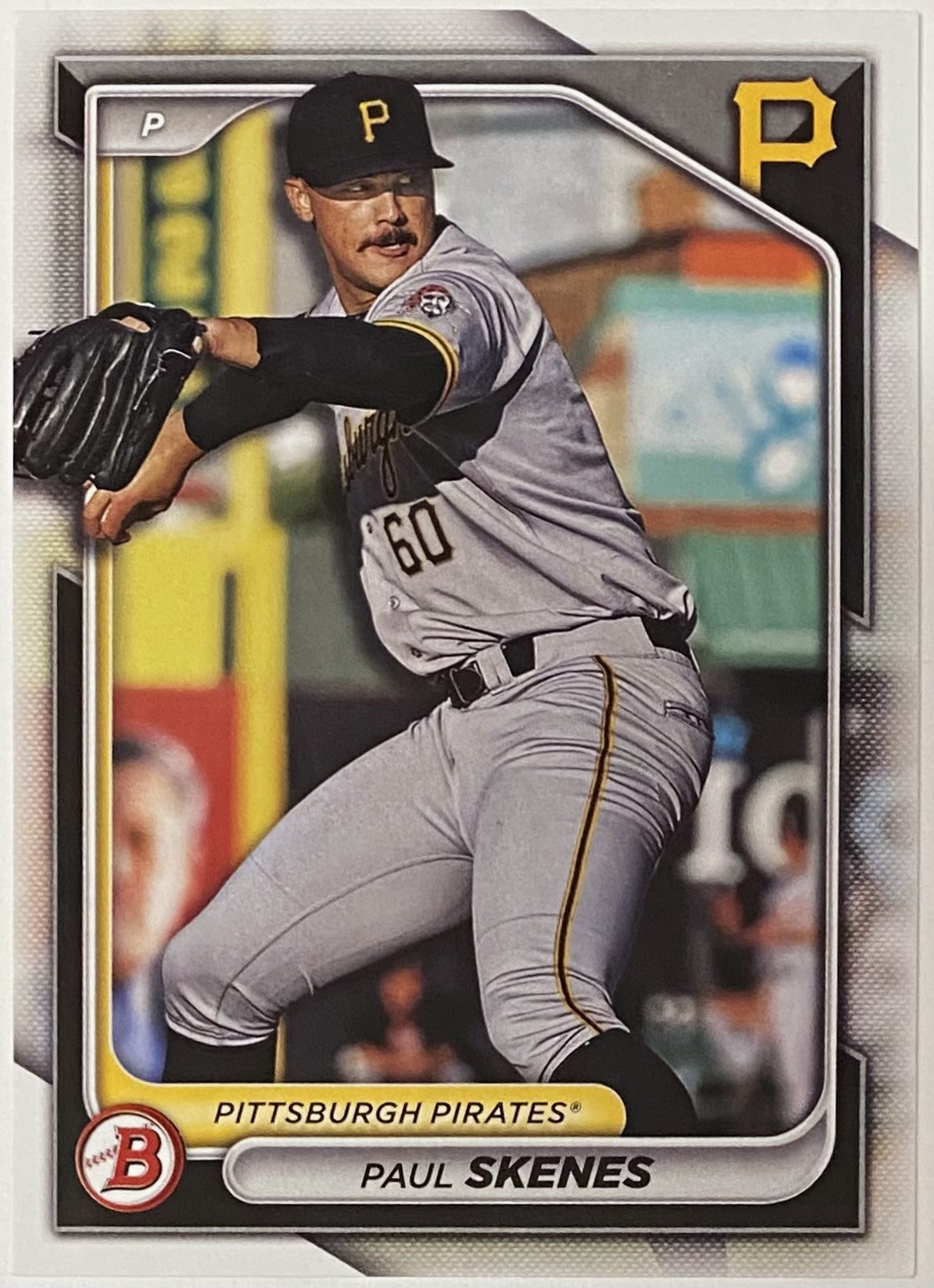 Paul Skenes 2024 Bowman Pittsburgh Pirates Baseball Prospect Rookie