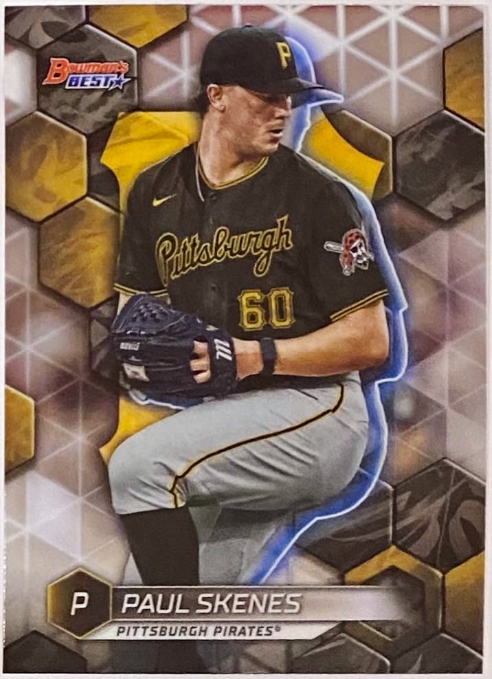 Paul Skenes 2023 Bowman's Best Pittsburgh Pirates Baseball Top Prospects Rookie Card KBK Sports