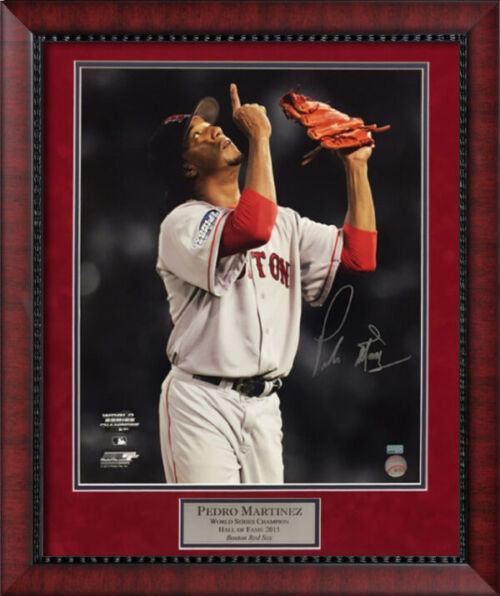 Pedro Martinez Autographed Boston Red Sox Nike Jersey w/2004 World