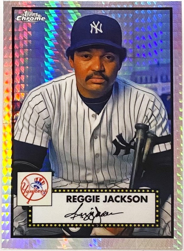 Reggie Jackson 2021 Topps Chrome Platinum Anniversary New York Yankees ...