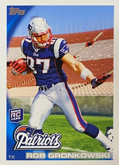 Rob Gronkowski 2010 Topps New England Patriots Football Rookie Card