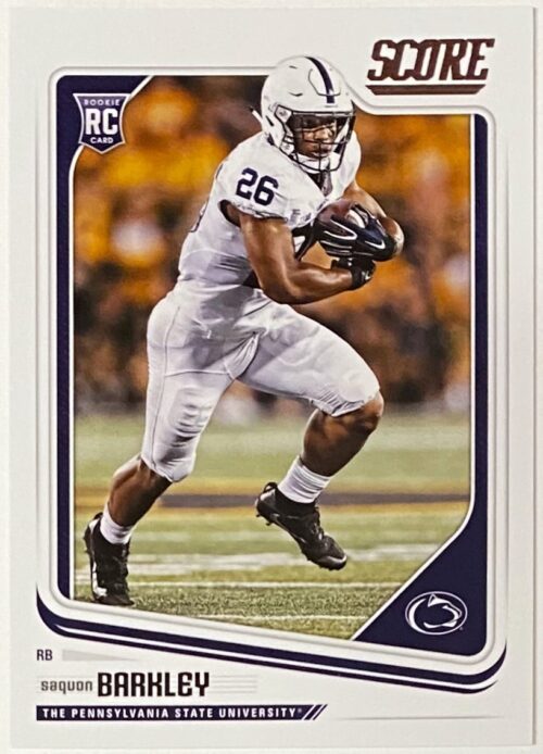 Saquon Barkley 2018 Panini Score Football Penn State Nittany Lions Rookie Card