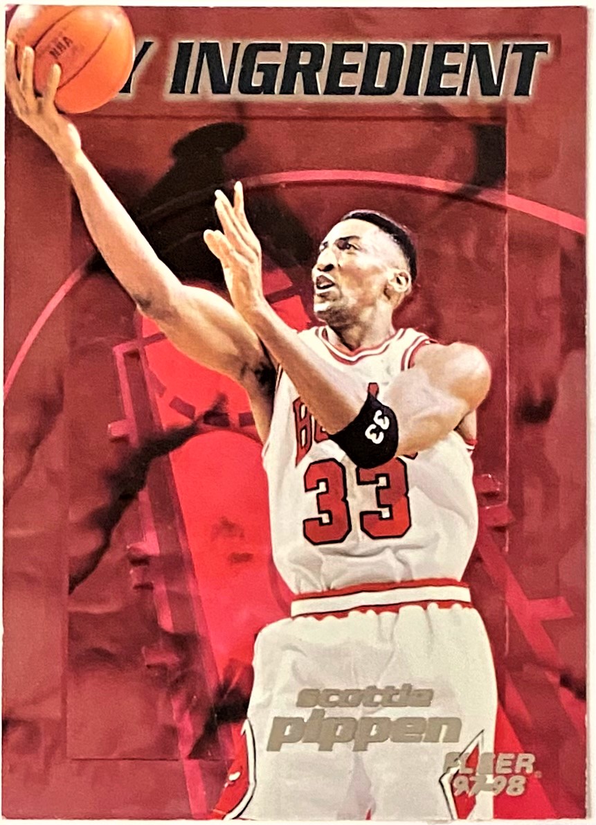 Scottie Pippen 1997-98 Fleer Chicago Bulls Basketball Key Ingredient ...