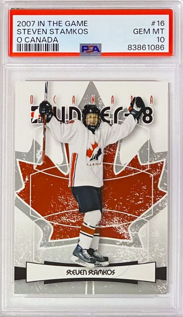 Steven Stamkos 2007-08 In the Game O Canada Hockey Team Canada National ...