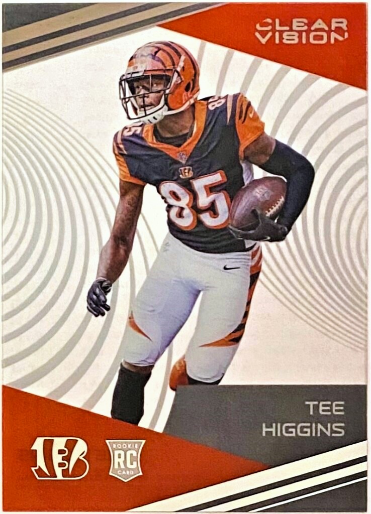 Tee Higgins 2021 Panini Chronicles Clear Vision Football Cincinnati ...