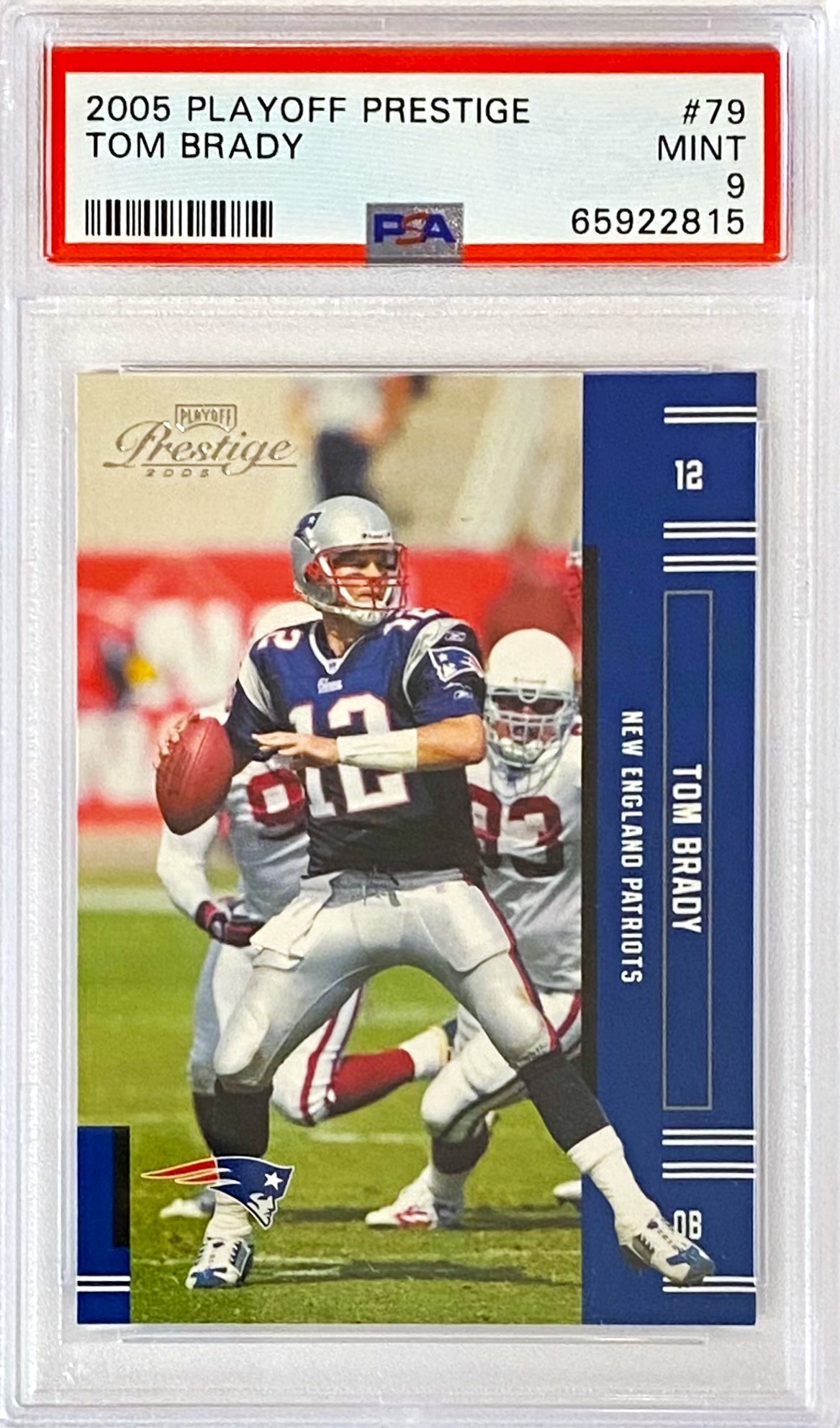 Tom Brady 2005 Playoff Prestige New England Patriots Football Graded ...