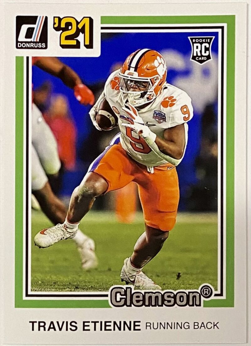 Travis Etienne 2021 Panini Chronicles Draft Picks Clemson Tigers