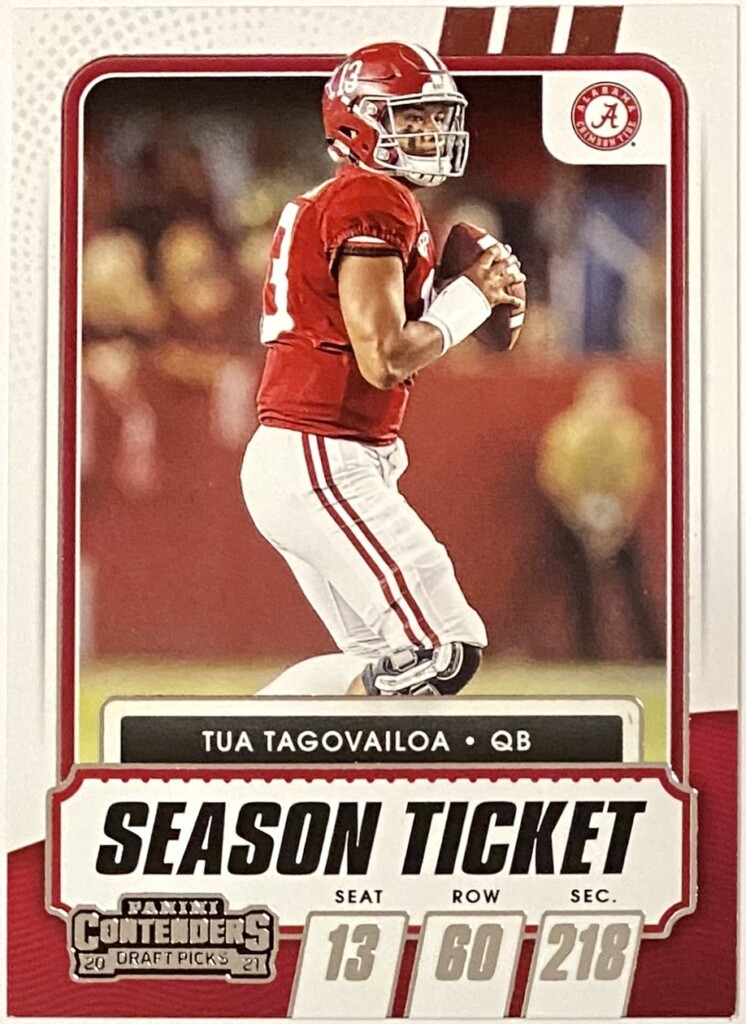 2021 Panini Contenders Season Ticket #60 Tua Tagovailoa good CGG 10 Gem Mint