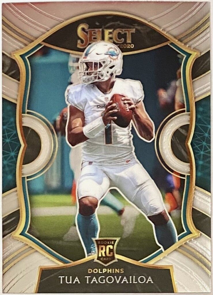 Tua Tagovailoa 2020 Panini Select Football Miami Dolphins Concourse Rookie Card Kbk Sports 